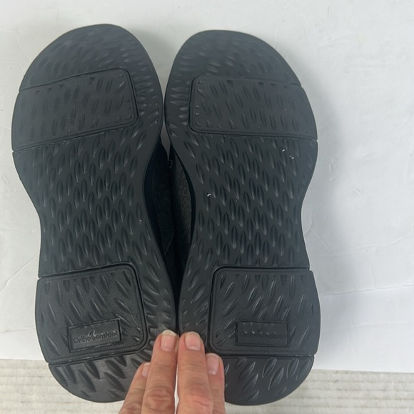 Ortho Comfoot ZGBX02 Mens Black Gray Canvas Low Top Slip-On Shoes EU 43 US 9.5 - Picture 13 of 13